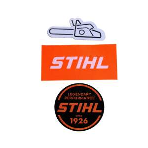 Stihl Aufkleber 3er Set Silikon