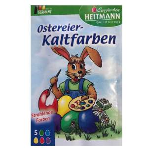 Heitmanns Kaltfarben 5 Eierfärbeblättchen