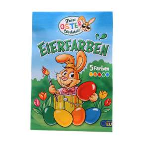 Ostereierfarben Ostereier Pulver-Farben 5 Farben Eierfarben