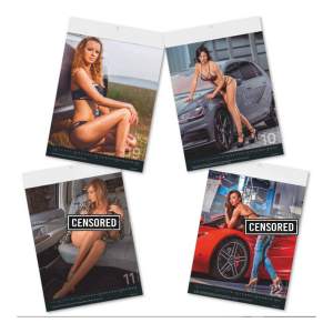 Kalender 2024 - Girls & Cars - Erotikkalender