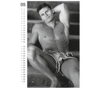 Orion Pin-up Men Kalender 2025 - Erotikkalender -...