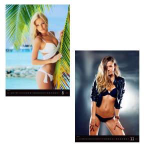 Kalender 2025 Hot Girls Erotikkalender 51,5x31,5 cm mit Spiralbindung