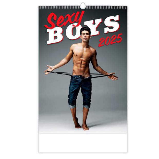 Kalender 2025 - Sexy Boys - Erotikkalender - 31,5 x 45 cm mit Spiralbindung