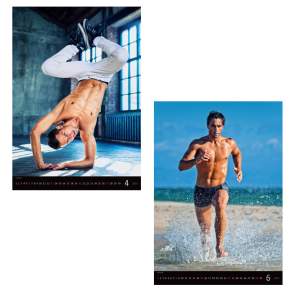 Kalender 2025 - Sexy Boys - Erotikkalender - 31,5 x 45 cm mit Spiralbindung