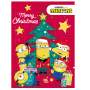 Minion Adventskalender Merry X-MAS gefüllt mit Schokolade 75g