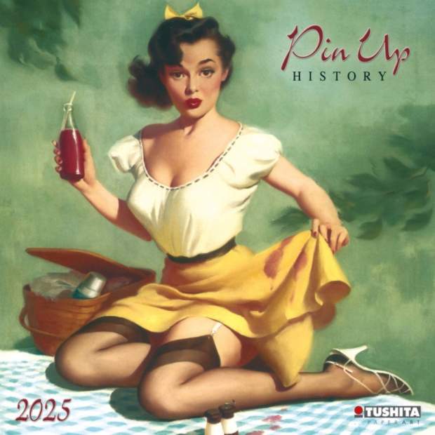 Pin-Up History Kalender 2025 – Nostalgischer Wandkalender mit Retro-Motiven