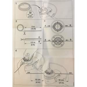 Stihl 40067102121 Mähkopf Autocut C4-2 für Trimmer Sense FSA 65/85 40067102121