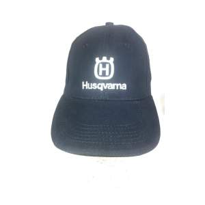 Husqvarna Cap Kappe Cap Mütze Blau Klettverschluß