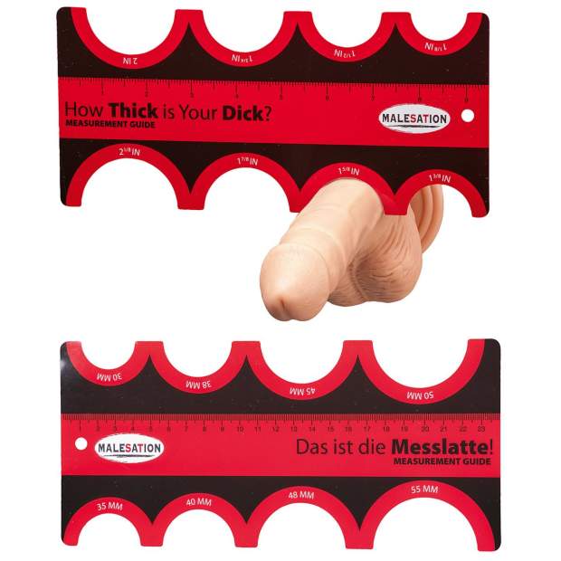 Messlatte Penis Measurement Guide MALESATION