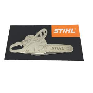 Stihl Schlüsselanhänger Motorsägenform...