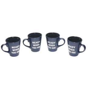 4 Stück Husqvarna Becher Trinkbecher Kaffeebecher Tasse