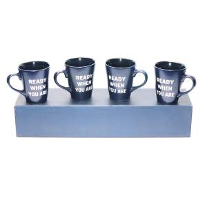 4 Stück Husqvarna Becher Trinkbecher Kaffeebecher Tasse