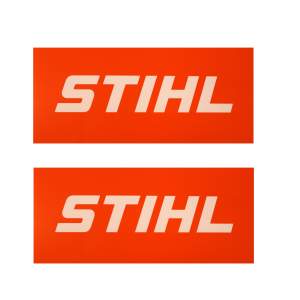 Stihl Aufkleber Orange 40 x 17,6 cm, 2 Stück