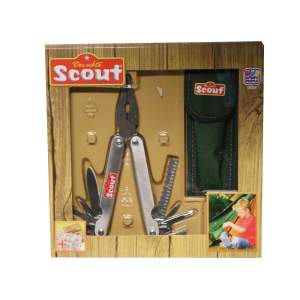 Scout Multifunktionswerkzeug Edelstahl Multitool mit 9...