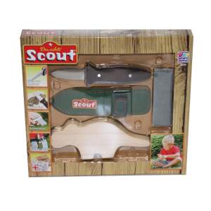 Scout Kinder Schnitz Set Holzgriff Edelstahl Holzrohling...