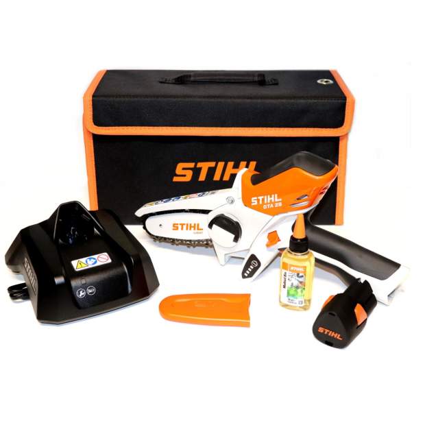 Stihl GTA 26 Gehölzschneider Komplett Set mit Akku, Ladegerät und Multioil Bio